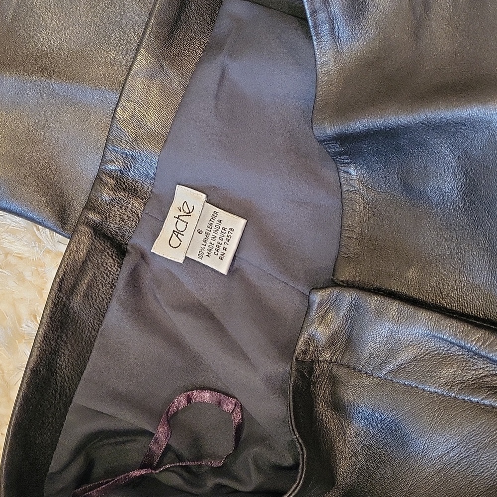 LEATHER PANTS - Picture 9 of 12